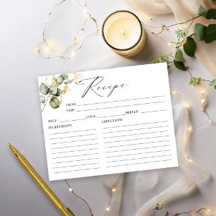 Greenery Brautparty Rezeptionskarten