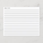 Greenery Brautparty Rezeptionskarten (Rückseite)