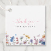 Greenery Brautparty Vielen Dank, dass Sie gekommen Geschenkanhänger (Vorderseite)