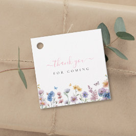 Greenery Brautparty Vielen Dank, dass Sie gekommen Geschenkanhänger