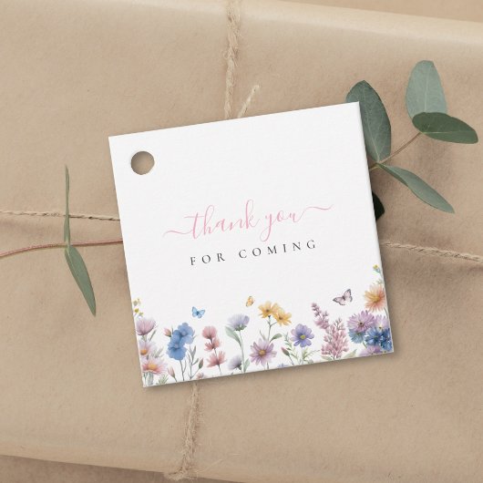 Greenery Brautparty Vielen Dank, dass Sie gekommen Geschenkanhänger