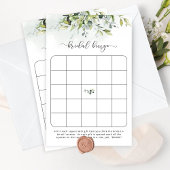 Greenery Bridal Bingo Spiel