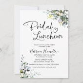 Greenery Bridal Luncheon Einladung (Vorderseite)