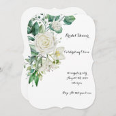 GREENERY BRIDAL SHOWING INVITATION EINLADUNG (Vorne/Hinten)