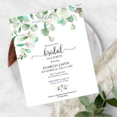 Greenery Bridal Tea Party Einladung