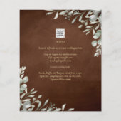 Greenery Brown Wedding Fall Winter (Rückseite)