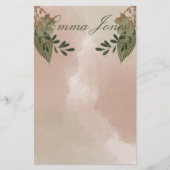 Greenery Bunches Briefpapier (Vorderseite)