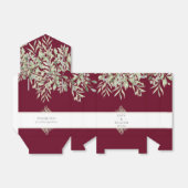 Greenery Burgundy Wedding Vielen Dank Geschenkschachtel (Ungefaltet)