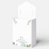Greenery Chic Gastgeschenk Hochzeit Boxes Geschenkschachtel (Geöffnet)