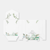 Greenery Chic Gastgeschenk Hochzeit Boxes Geschenkschachtel (Ungefaltet)