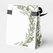 Greenery Chic Gastgeschenk Hochzeit Boxes Geschenkschachtel (Rückseite)