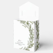 Greenery Chic Gastgeschenk Hochzeit Boxes Geschenkschachtel (Geöffnet)