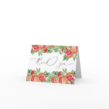 Greenery Citrus | Brautparty Vielen Dank