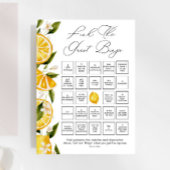 Greenery Citrus Finden Sie das Bingo Game