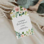 Greenery Elegant Brautparty Geschenkanhänger<br><div class="desc">Diese eleganten,  blumengeschmückten Brautparty-Brautparty-Tags eignen sich perfekt für einen modernen Polterabend. Die Einrichtung ist in Weiß,  Rosa und Rosa gehalten,  die Rose sind mit Blumen bestrichen,  und die Touch ist von Grün geprägt,  was die künstlerische Schönheit inspiriere.</div>