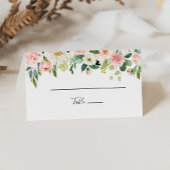 Greenery Elegant Floral Wedding Platzkarte