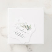 Greenery Elegant Romantic Wedding Vielen Dank Geschenkanhänger (Beispiel)