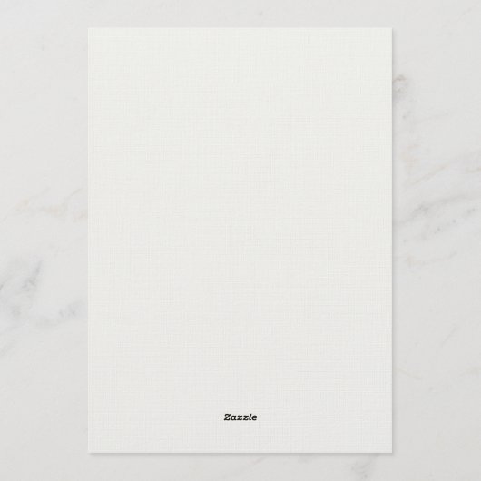 Greenery Elephant Baby Shower Einladung (Rückseite)