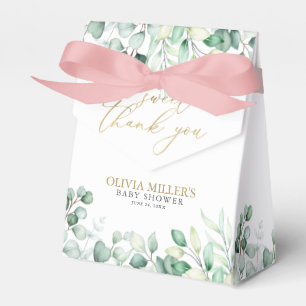 Greenery Eucalyptus A Sweet Danke Baby Dusche Geschenkschachtel
