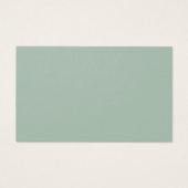 Greenery Eucalyptus Baby Name Suggestions Card (Rückseite)