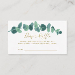 Greenery Eucalyptus Baby Shower Begleitkarte