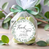 Greenery Eucalyptus Baby Shower Runder Aufkleber