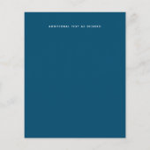 Greenery Eucalyptus Blätter Blue Sky Wedding (Rückseite)