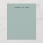 Greenery Eucalyptus Blätter Wedding Invites Budget (Rückseite)