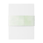 Greenery Eucalyptus Botanical Monogram Wedding Einladungsbanderole (Rückseitenbeispiel)