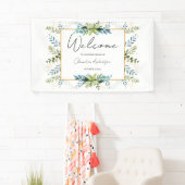 Greenery eucalyptus Brautparty Banner (Insitu)
