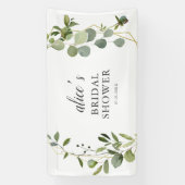 Greenery Eucalyptus Brautparty Banner (Vertikal)