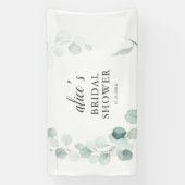 Greenery Eucalyptus Brautparty Banner (Vertikal)