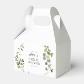 Greenery Eucalyptus Brautparty Geschenkschachtel (Rückseite)