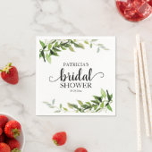 Greenery Eucalyptus Brautparty Serviette (Beispiel)