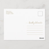 Greenery Eucalyptus Brautparty Vielen Dank, Herr P Postkarte (Rückseite)