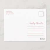 Greenery Eucalyptus Brautparty Vielen Dank, Herr P Postkarte (Rückseite)