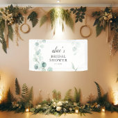 Greenery Eucalyptus Bridal Shower Banner