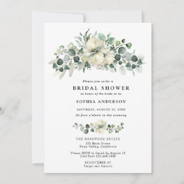 Greenery Eucalyptus Bridal Shower Einladung