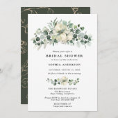 Greenery Eucalyptus Bridal Shower Einladung (Vorne/Hinten)