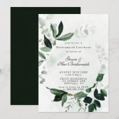 Greenery Eucalyptus Bridesmaids Luncheon Invites (Vorne/Hinten)