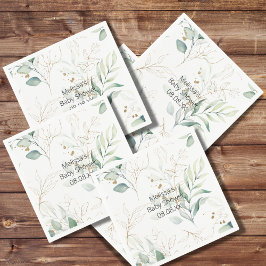 Greenery Eucalyptus Cocktail Paper Napkin Serviette