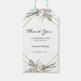 Greenery Eucalyptus Cotton Gastgeschenk Hochzeit V Geschenkanhänger