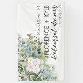 Greenery Eucalyptus Elegant Dusty Probe Dinner Banner (Vertikal)