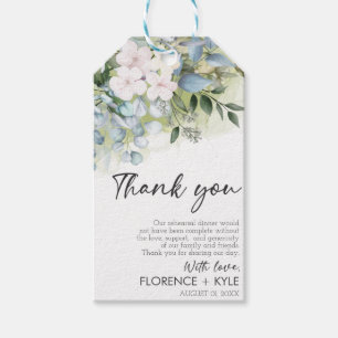 Greenery Eucalyptus Elegant Dusty Probe Dinner Geschenkanhänger