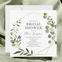 Greenery Eucalyptus Elegantes Brautparty