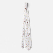 Greenery Eucalyptus Floral Wedding Trauzeugen Gesc Krawatte (Rückseite)