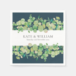 Greenery Eucalyptus Garland Wedding Serviette