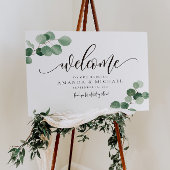 Greenery Eucalyptus Leaf Welcome SIgn Poster