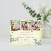 Greenery Eucalyptus Lilac Lemon Gray Wedding (Stehend Vorderseite)