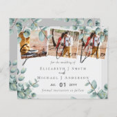 Greenery Eucalyptus Lilac Lemon Gray Wedding (Vorne/Hinten)